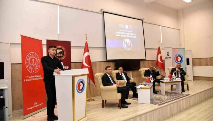 Gaziantep’te Sanayicilerle Meslek Liselilerin Buluşması Programı Düzenlendi