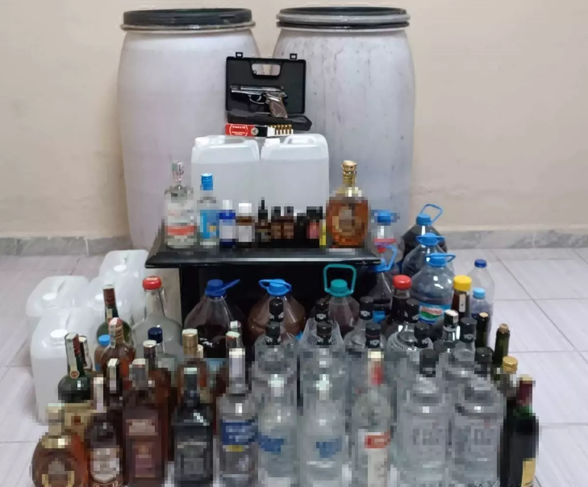 Tekirdağ’da Sahte İçki Operasyonu: 246 Litre Ele Geçirildi